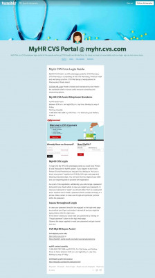 MyHR CVS Portal @ myhr.cvs.com MyHR CVS Portal @ myhr.cvs.com