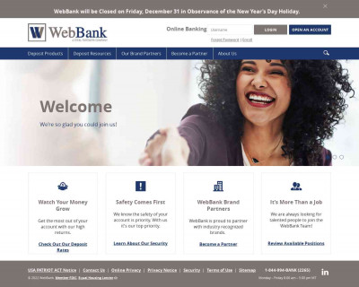 Home › WebBank Home › WebBank