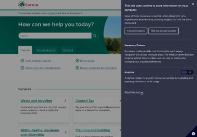 My account - Sutton Council My account - Sutton Council