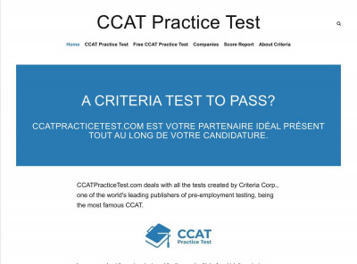 About Criteria Corp. - CCAT Practice Test About Criteria Corp. - CCAT Practice Test