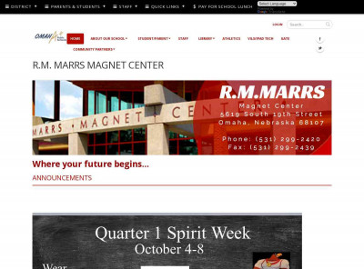 RM Marrs Magnet Center - Omaha Public Schools RM Marrs Magnet Center - Omaha Public Schools