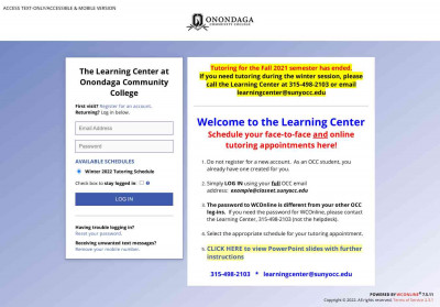 The Learning Center at Onondaga Community College The Learning Center at Onondaga Community College