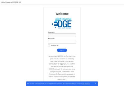 Allied Universal EDGE - Intellum platform Allied Universal EDGE - Intellum platform