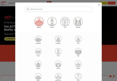 User account - ACT Fibernet User account - ACT Fibernet
