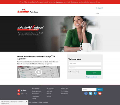 Welcome! - Safelite Agent Portal Welcome! - Safelite Agent Portal