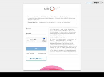 smiONE(TM) Visa Prepaid Card smiONE(TM) Visa Prepaid Card