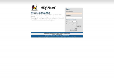 MagicMail Mail Server: Landing Page MagicMail Mail Server: Landing Page