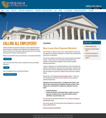 Virginia Child Support Payments and EFT Virginia Child Support Payments and EFT