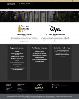 OWL // Purdue Writing Lab - Purdue University OWL // Purdue Writing Lab - Purdue University