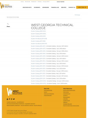 Banner Web System - West Georgia Technical College Banner Web System - West Georgia Technical College