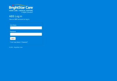 ABS Log in - BrightStar Care ABS Log in - BrightStar Care