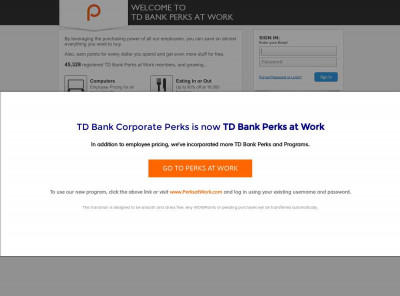 Find Your Account (by Email or Login) - TD Bank Perks at Work Find Your Account (by Email or Login) - TD Bank Perks at Work