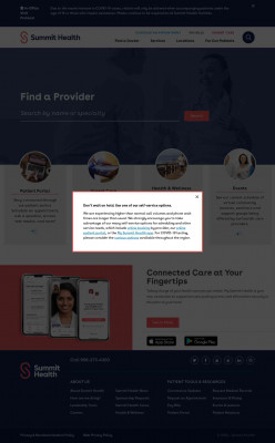 Summit Health | Over 80 Medical Practice Locations Summit Health | Over 80 Medical Practice Locations