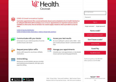 My UC Health - Login Page My UC Health - Login Page