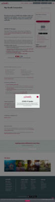 My Health Connection - Login Page My Health Connection - Login Page