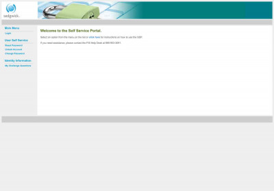 Self Service Portal Self Service Portal