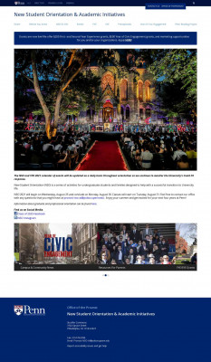 Important Websites | UPenn New Student Orientation Important Websites | UPenn New Student Orientation