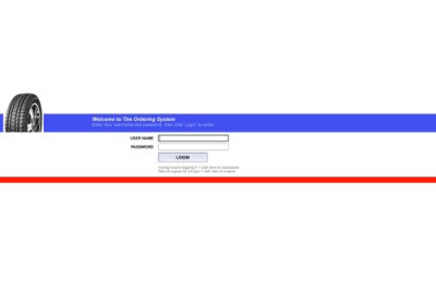 Online Tire Ordering - Login Online Tire Ordering - Login