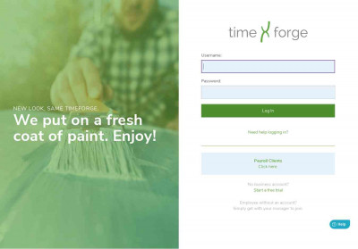 TimeForge: Login TimeForge: Login
