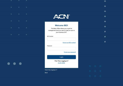 How to login to the Back office? - ACN IBO Community How to login to the Back office? - ACN IBO Community