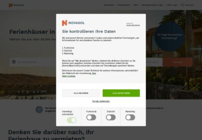 Ferienhausmiete - Ferienwohnungmiete | Novasol.ch Ferienhausmiete - Ferienwohnungmiete | Novasol.ch