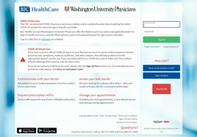MyChart - Login Page - BJC & WashU MyChart - Login Page - BJC & WashU