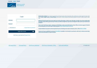 Login - Linde Login - Linde