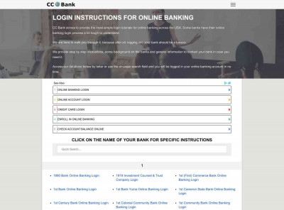 Chemical Bank Online Banking Login - CC Bank Chemical Bank Online Banking Login - CC Bank