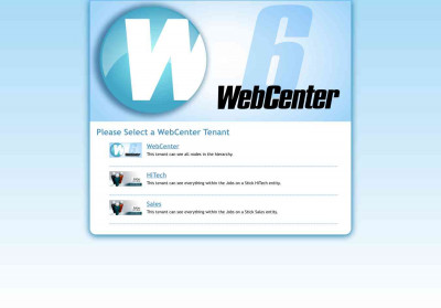 Welcome to WebCenter. Please log in. Welcome to WebCenter. Please log in.