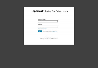 GXS Trading Grid GXS Trading Grid