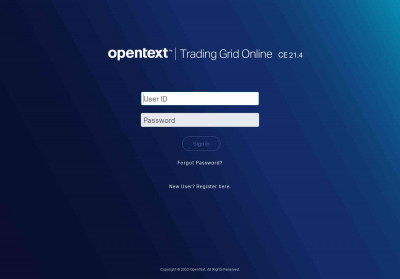 OpenText Trading Grid Online OpenText Trading Grid Online