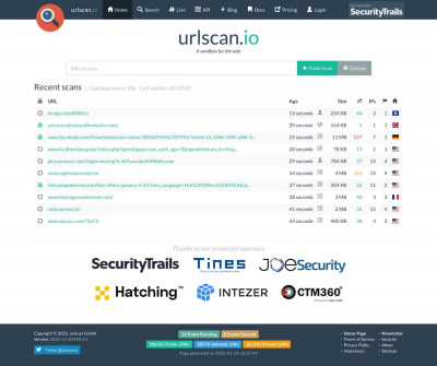Sponsored by - URLScan Sponsored by - URLScan