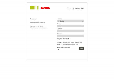 CLAAS Logout CLAAS Logout