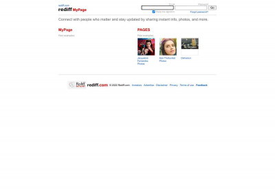 Rediff MyPage Login Rediff MyPage Login
