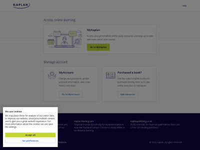 Log in - MyKaplan Log in - MyKaplan