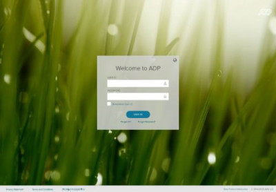 Welcome to ADP Welcome to ADP
