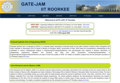 GATE 2017 - Organizing Institute : IIT Roorkee GATE 2017 - Organizing Institute : IIT Roorkee