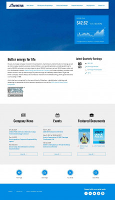Avista Corporation: Investor Overview Avista Corporation: Investor Overview
