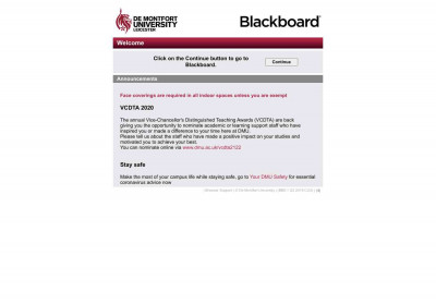 DMU Blackboard - De Montfort University DMU Blackboard - De Montfort University