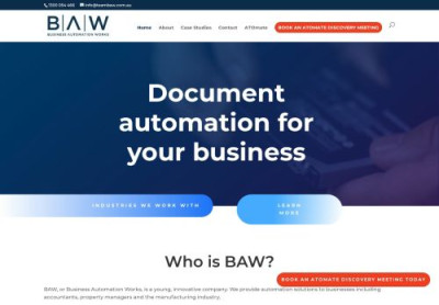 ATOmate - BAW Business Automation Works ATOmate - BAW Business Automation Works