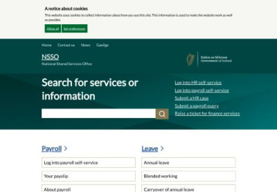 Log into HR self-service - NSSO Log into HR self-service - NSSO