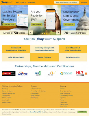 Therap is the leading system for service providers Therap is the leading system for service providers