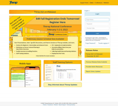 Therap :: Login Therap :: Login
