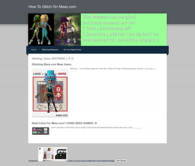 How To Glitch On Meez.com - Home How To Glitch On Meez.com - Home