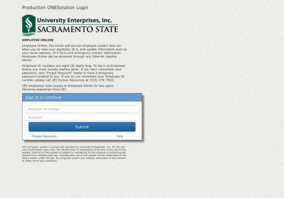 UEI Employee Online UEI Employee Online