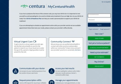 Centura Health - My Centura Health Patient Portal Centura Health - My Centura Health Patient Portal