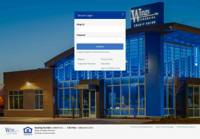Wings Financial CU: Unsupported Browser Wings Financial CU: Unsupported Browser
