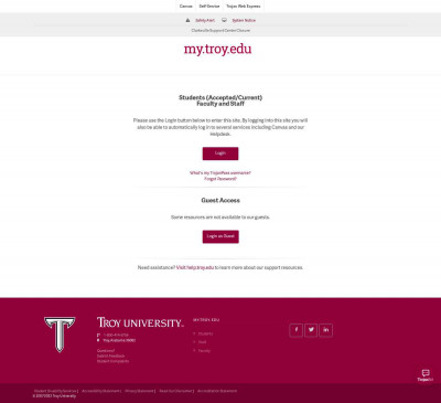Login - Troy University Login - Troy University