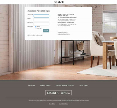 Business Partner Login - Graber Blinds Business Partner Login - Graber Blinds