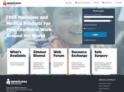 Americares Medical Outreach Portal: Partner Portal Americares Medical Outreach Portal: Partner Portal